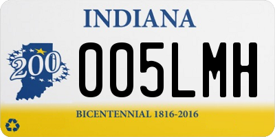 IN license plate 005LMH