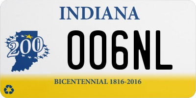 IN license plate 006NL