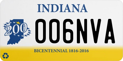 IN license plate 006NVA