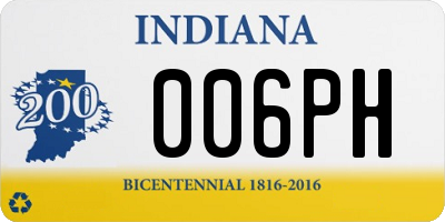 IN license plate 006PH