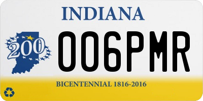 IN license plate 006PMR