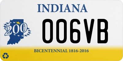 IN license plate 006VB