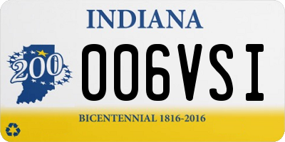 IN license plate 006VSI