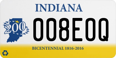 IN license plate 008EOQ