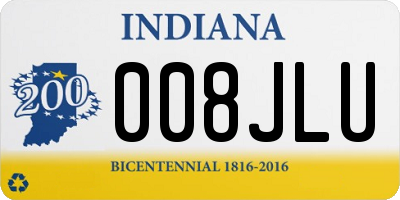 IN license plate 008JLU