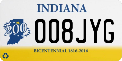 IN license plate 008JYG