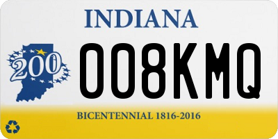 IN license plate 008KMQ