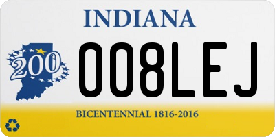 IN license plate 008LEJ