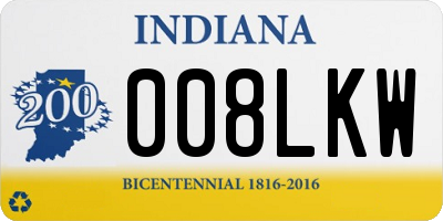IN license plate 008LKW