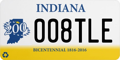 IN license plate 008TLE