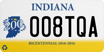 IN license plate 008TQA