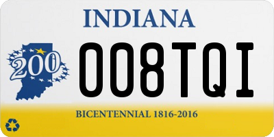 IN license plate 008TQI
