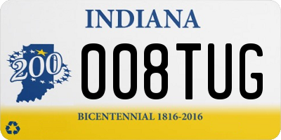 IN license plate 008TUG