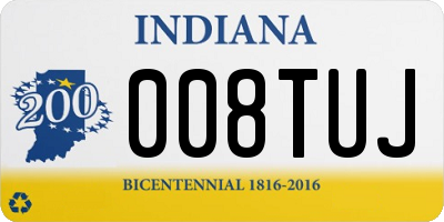 IN license plate 008TUJ