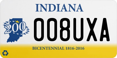 IN license plate 008UXA