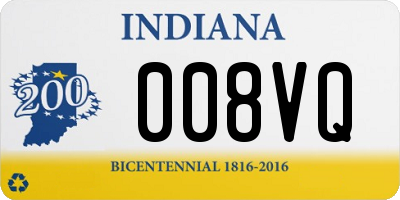 IN license plate 008VQ