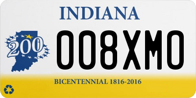 IN license plate 008XMO