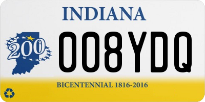 IN license plate 008YDQ