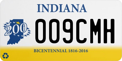 IN license plate 009CMH