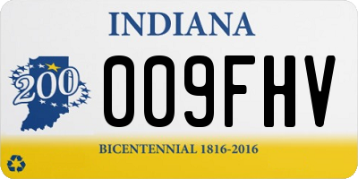 IN license plate 009FHV