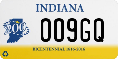 IN license plate 009GQ