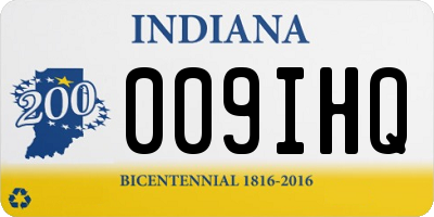 IN license plate 009IHQ