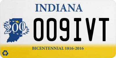 IN license plate 009IVT