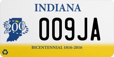 IN license plate 009JA