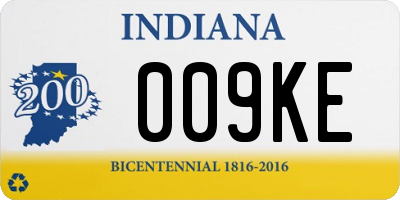 IN license plate 009KE