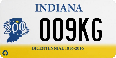 IN license plate 009KG