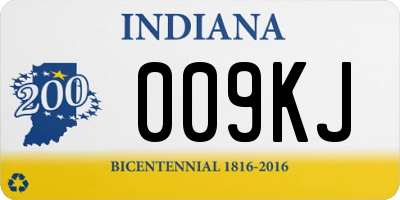 IN license plate 009KJ