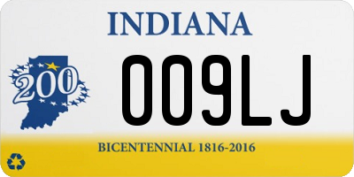 IN license plate 009LJ