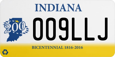 IN license plate 009LLJ