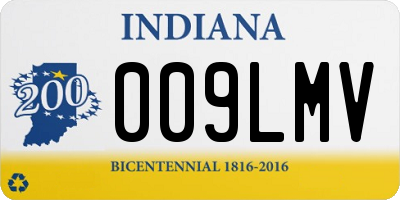 IN license plate 009LMV