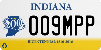 IN license plate 009MPP