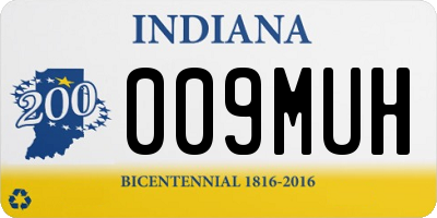 IN license plate 009MUH