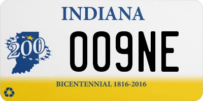 IN license plate 009NE