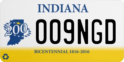 IN license plate 009NGD