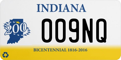 IN license plate 009NQ