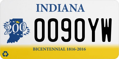 IN license plate 009OYW