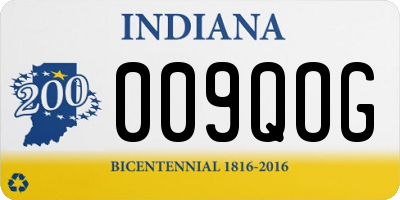 IN license plate 009QOG