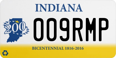 IN license plate 009RMP