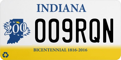 IN license plate 009RQN