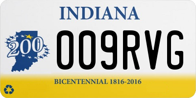 IN license plate 009RVG