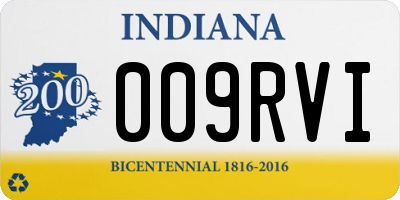 IN license plate 009RVI