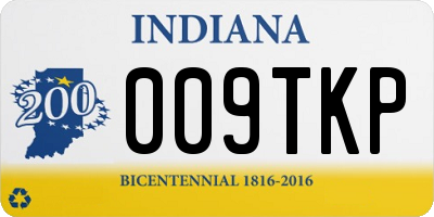 IN license plate 009TKP