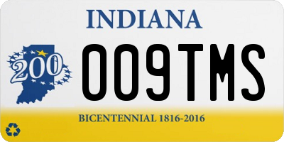 IN license plate 009TMS
