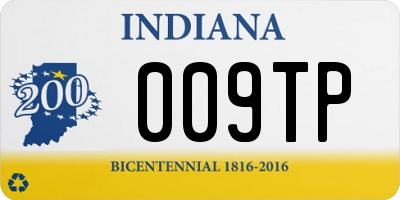 IN license plate 009TP