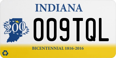 IN license plate 009TQL