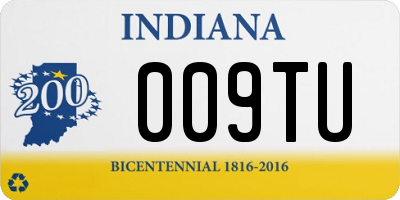 IN license plate 009TU